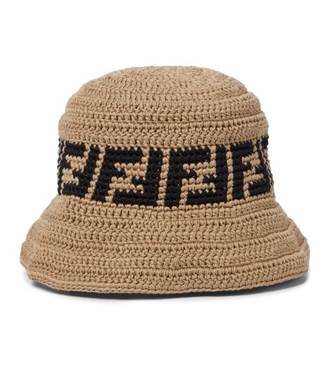 fendi bucket hat crochet|Hat .